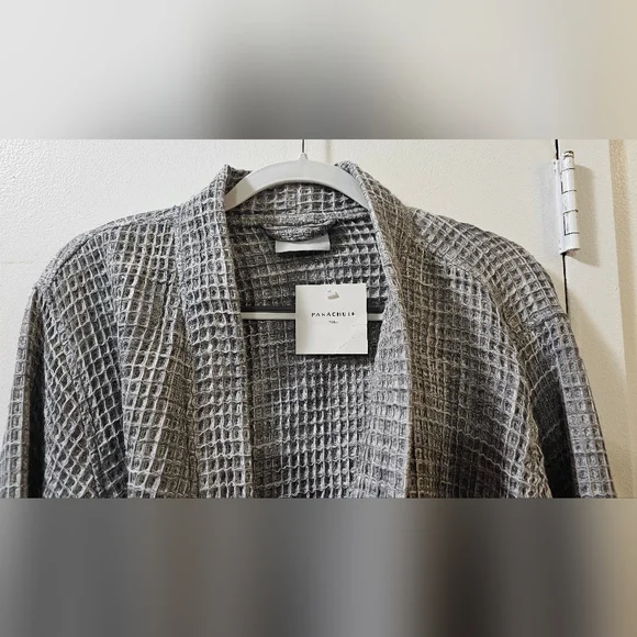 Parachute Waffle Robe Unisex Size Large Grey 100% Authentic ✅️